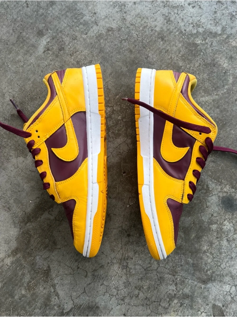 Nike Dunk Low Arizona State ASU Retro Sneakers Men’s Size 8.5 - Picture 4 of 11